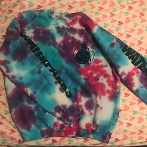 Hand Tie Dyed Waterparks Grenade Crewneck